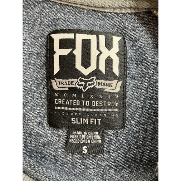 Fox Head Slim Fit Long Sleeve Sweatshirt Men’s Size S - Picture 4 of 11